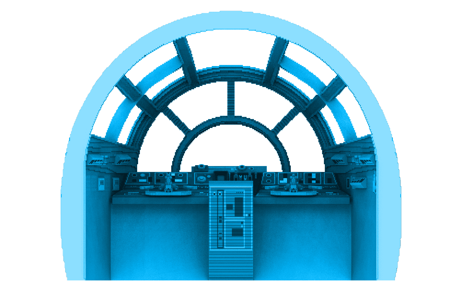 Ol06.6 millennium falcon scale render